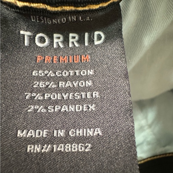 Torrid Sky High Skinny Premium Stretch High-Rise Jean Size 24 - Picture 14 of 15